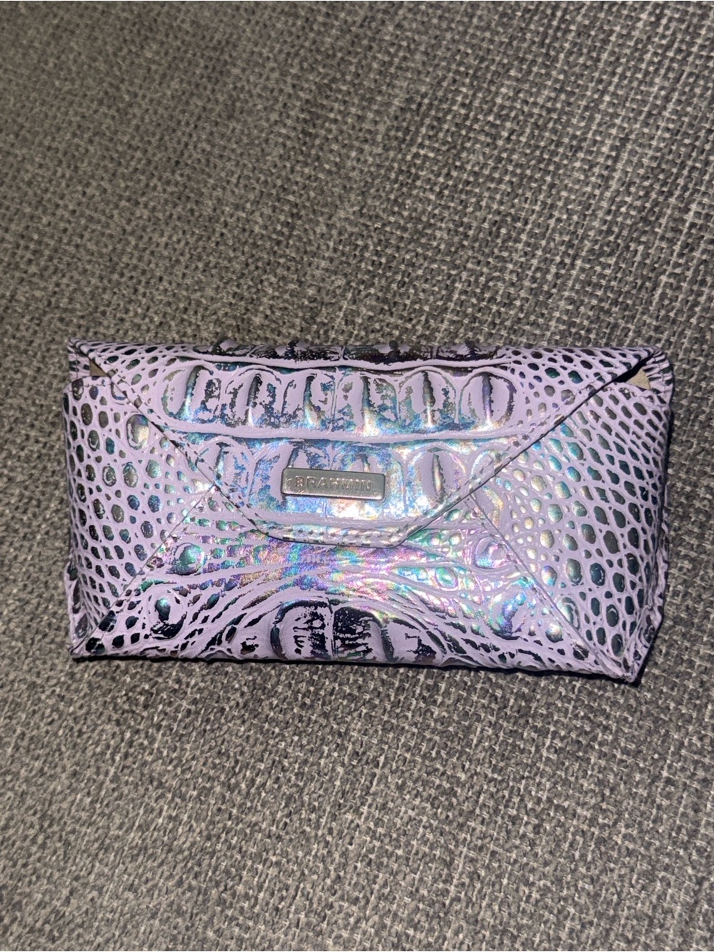 Brahmin eyeglasses case violet wonderland